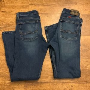 Men’s 30x30 Wrangler Slim Straight set of 2 jeans